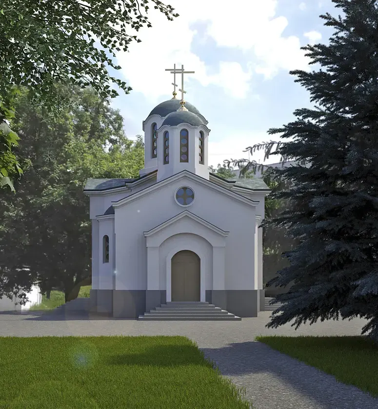 The Church of St. Spyridon Trimyfuntsky in Alekseyevka